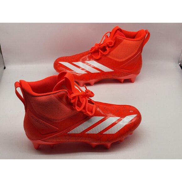 Adidas‎ Adizero Chaos Football Cleats Mens 8.5 Red Orange IF9717 NWOB main image 9